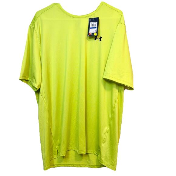 Under Armour Other - Under Armour UA Tech Vent T-Shirt Mens XL Neon Yellow Athletic Loose Fit NWT